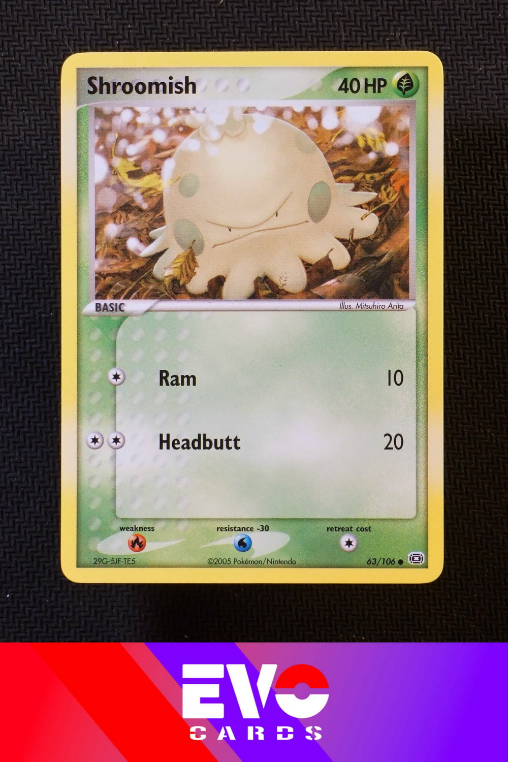 Shroomish 63/106 - ex Emerald - Near Mint Shroomish 63/106 - ex Emerald - Near Mint