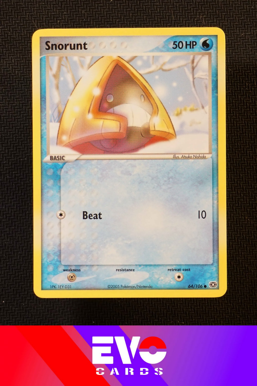 snorunt pokemon card value Snorunt 64/106 - ex Emerald