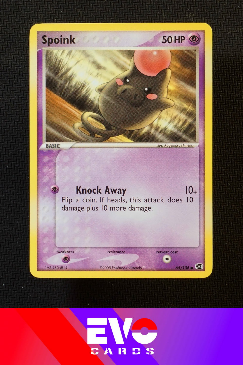 Spoink 65/106 - ex Emerald - Near Mint