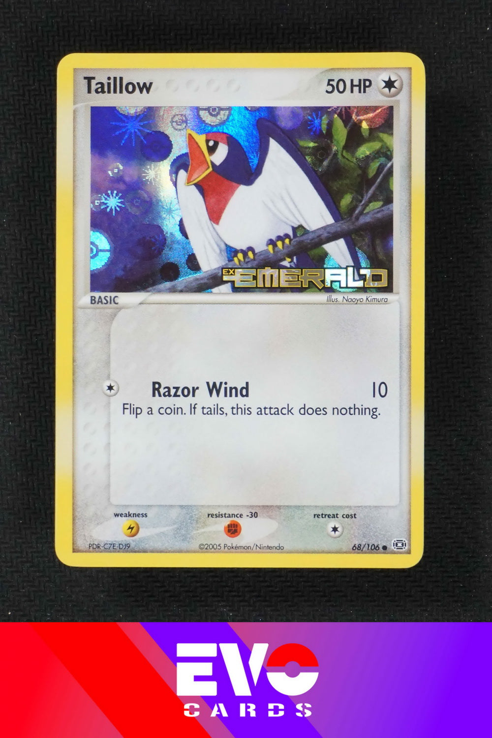 Taillow 68/106 - ex Emerald - Reverse holo - Excellent