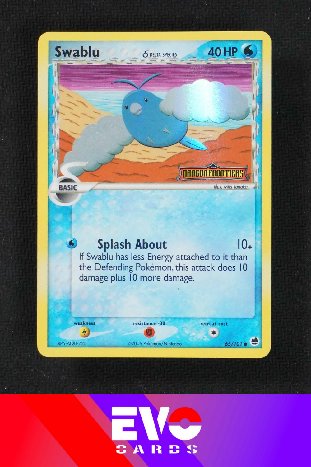 Swablu 65/101 - ex Dragon Frontiers - Reverse Holo - Near Mint
