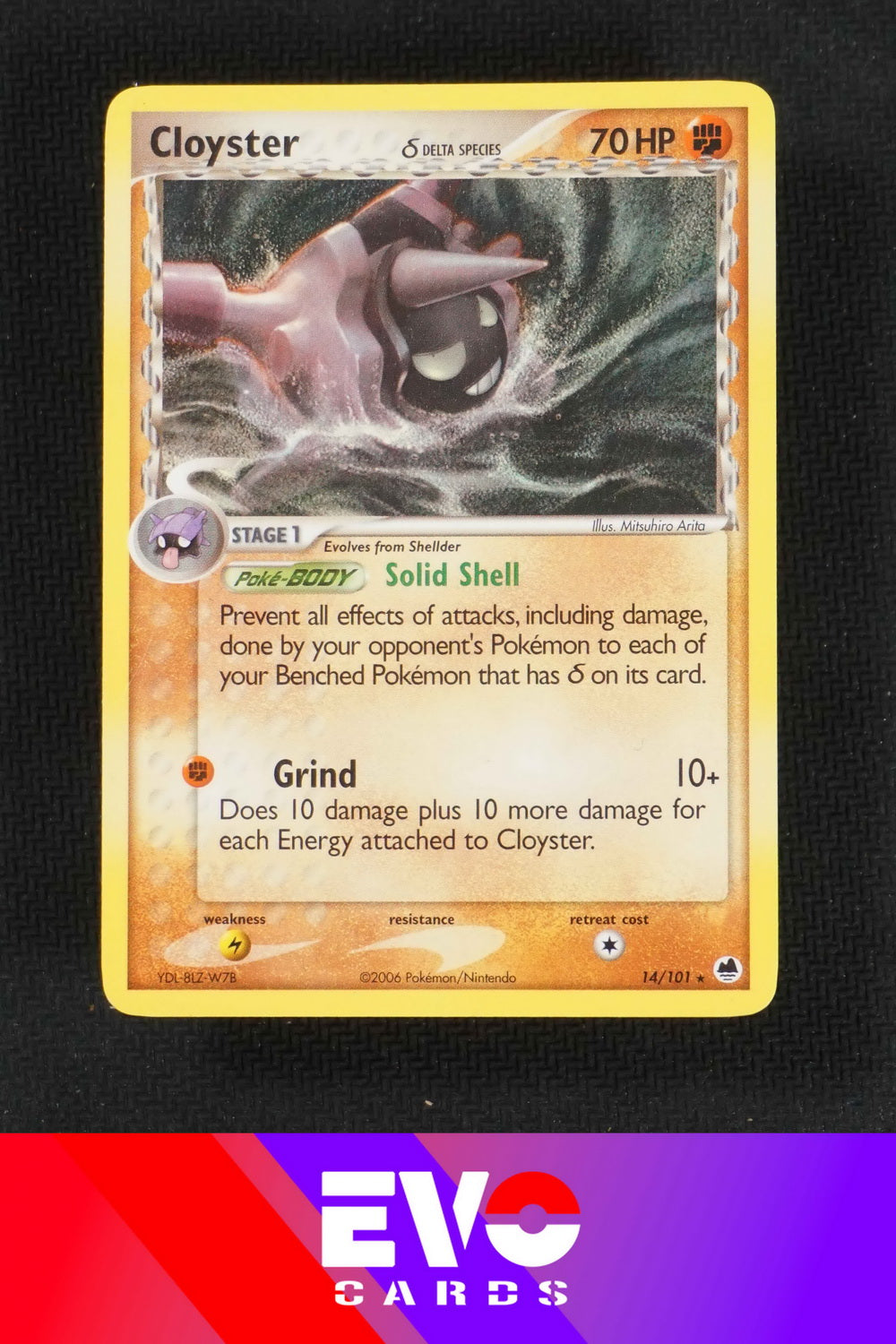 Cloyster 14/101 - ex Dragon Frontiers - Near Mint