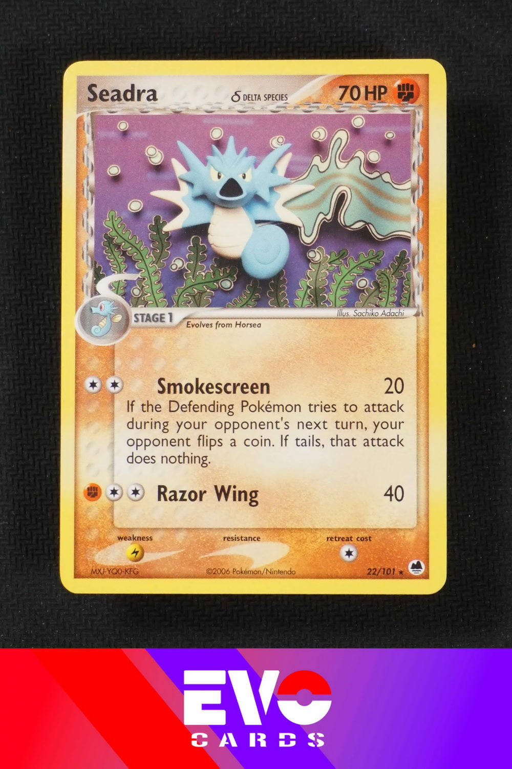 Seadra 22/101 - ex Dragon Frontiers - Near Mint