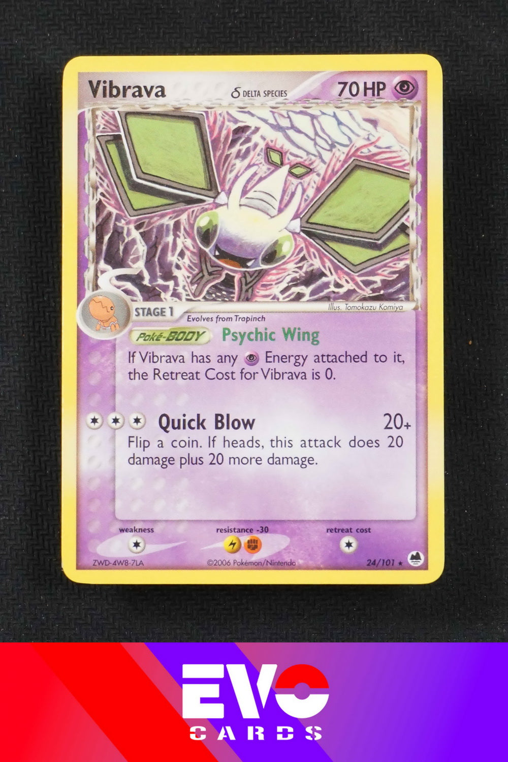 Vibrava 24/101 - ex Dragon Frontiers - Near Mint