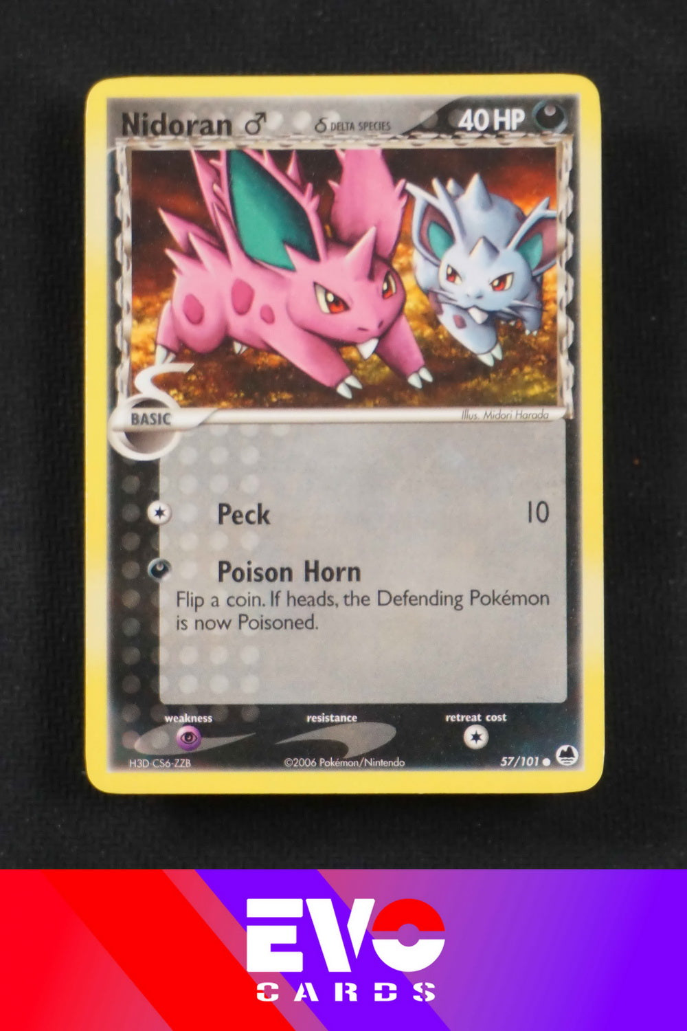 Nidoran 57/101 - ex Dragon Frontiers - Near Mint