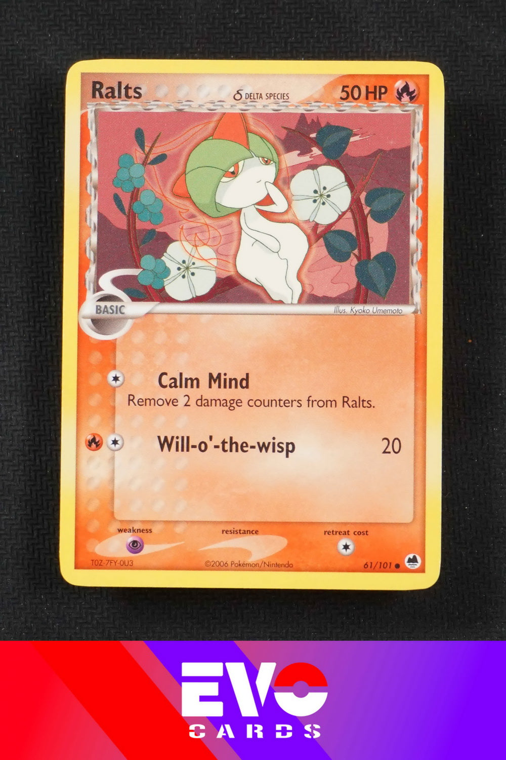 Ralts 61/101 - ex Dragon Frontiers - Near Mint