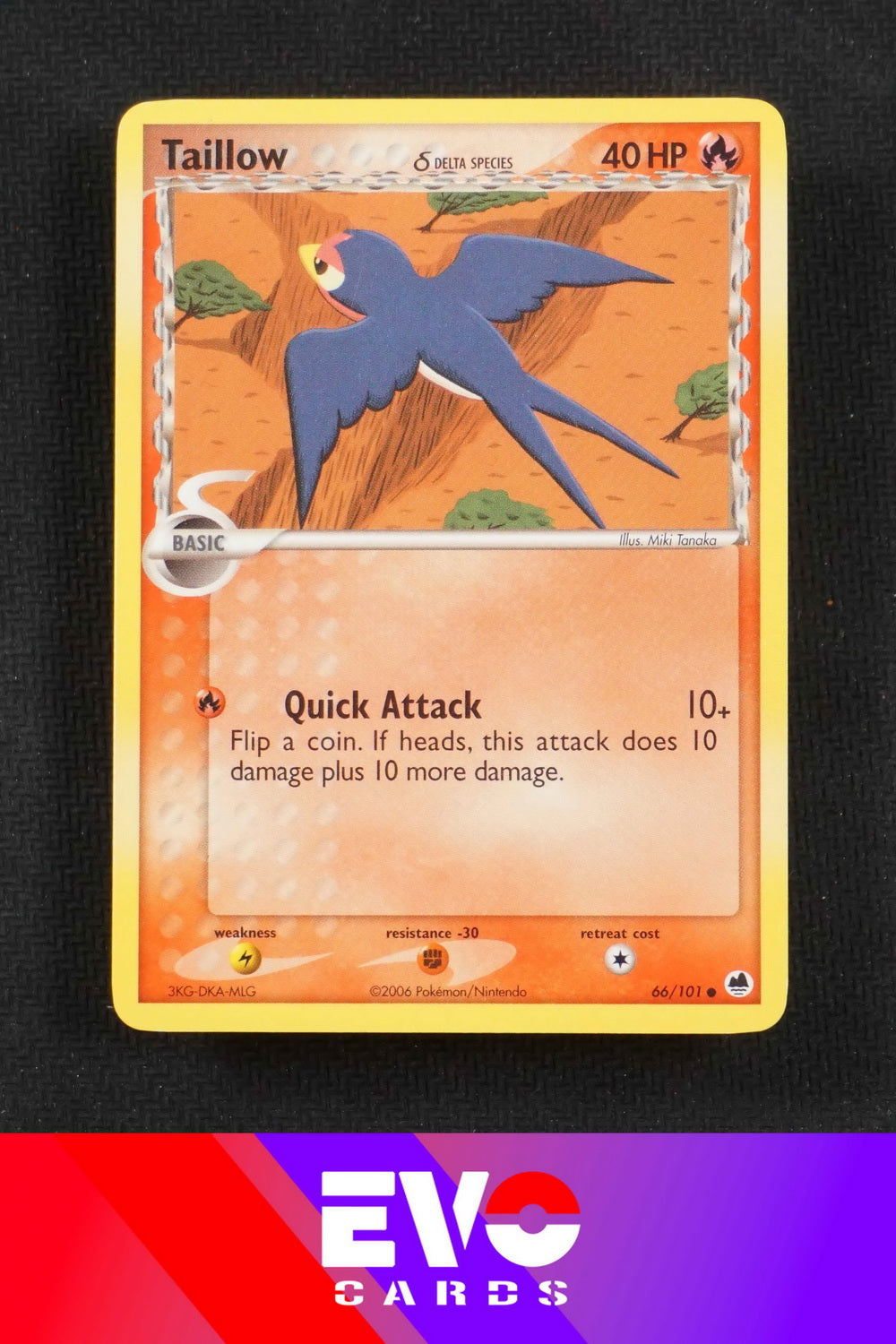 taillow pokemon card Taillow 66/101 - ex Dragon Frontiers