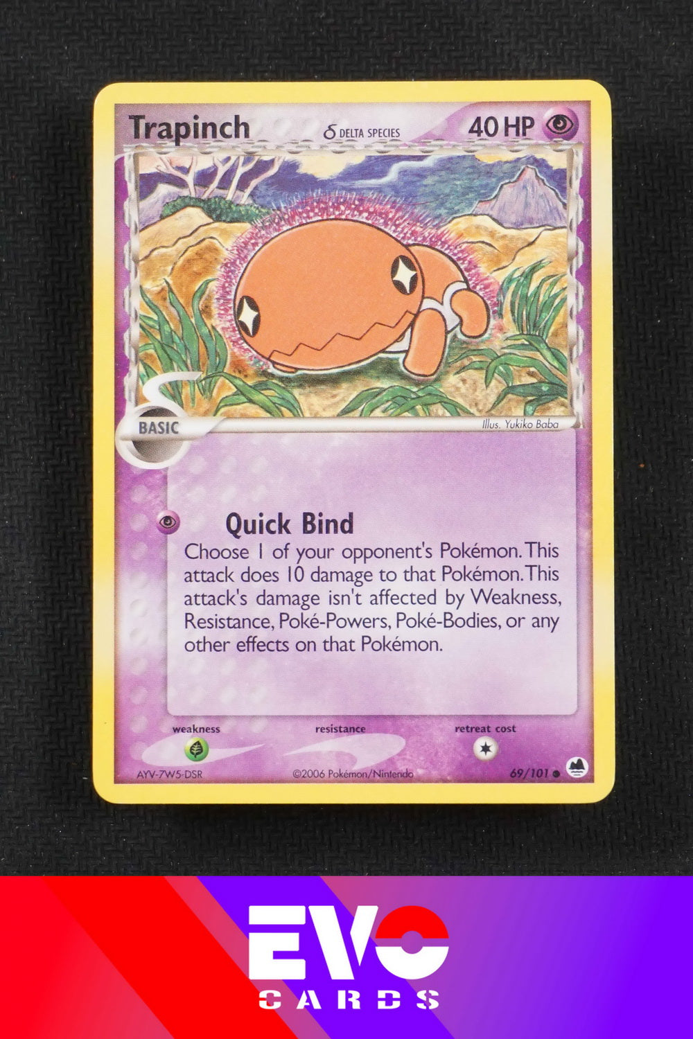 Trapinch 69/101 - ex Dragon Frontiers - Excellent