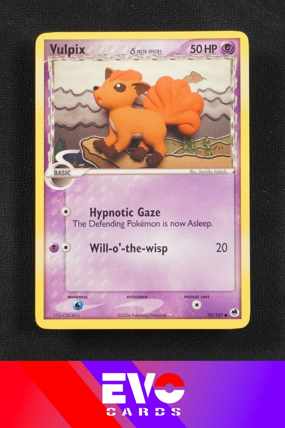Vulpix 70/101 - ex Dragon Frontiers - Excellent Vulpix 70/101 - ex Dragon Frontiers - Excellent