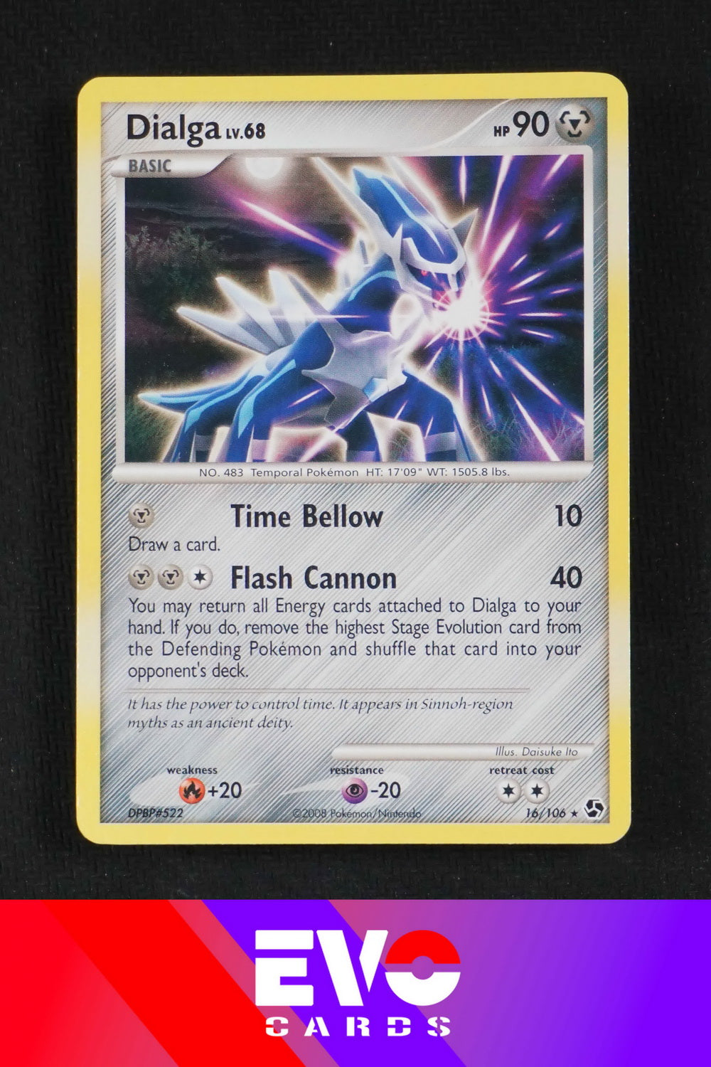 1990 pokemon cards unopened Dialga 16/106 - Great Encounters