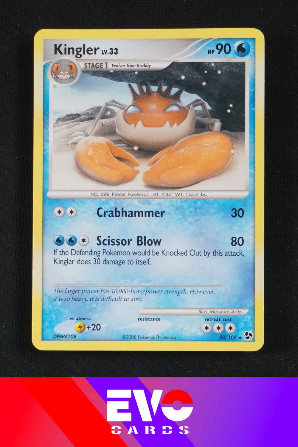 Kingler 20/106 - Great Encounters - Excellent