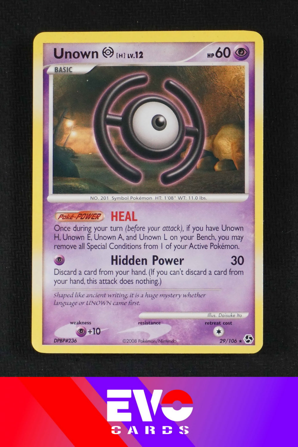 Unown H 29/106 - Great Encounters - Excellent