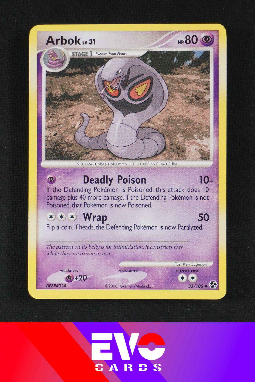 Arbok 33/106 - Great Encounters - Excellent