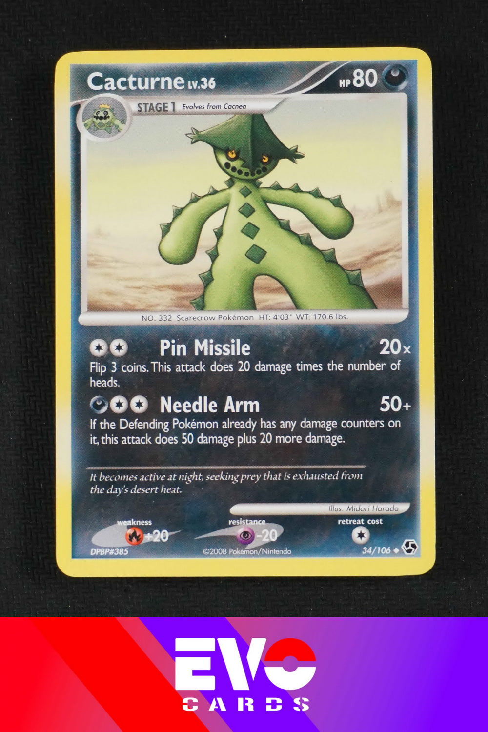 Cacturne 34/106 - Great Encounters - Excellent