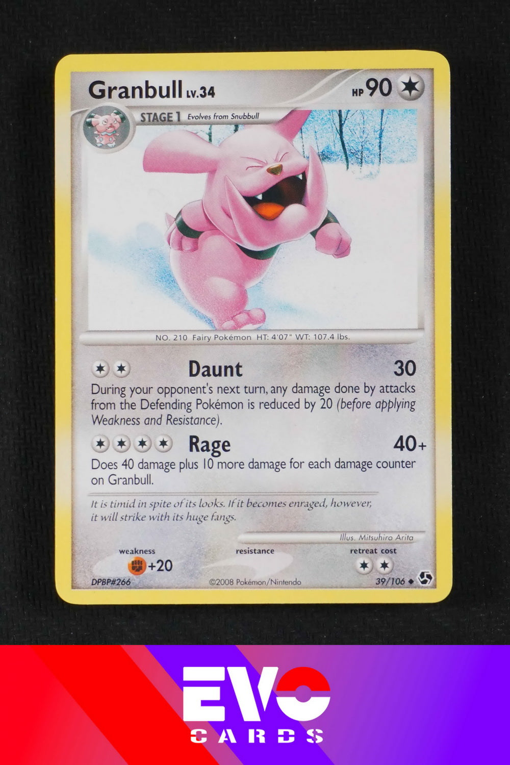 Granbull 39/106 - Great Encounters - Excellent Granbull 39/106 - Great Encounters - Excellent