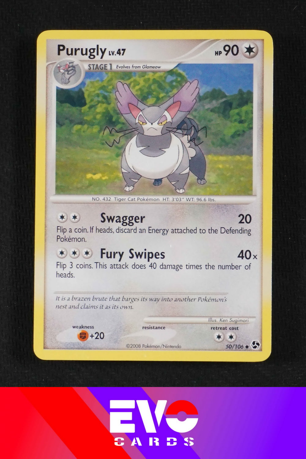 purugly pokemon card value Purugly 50/106 - Great Encounters