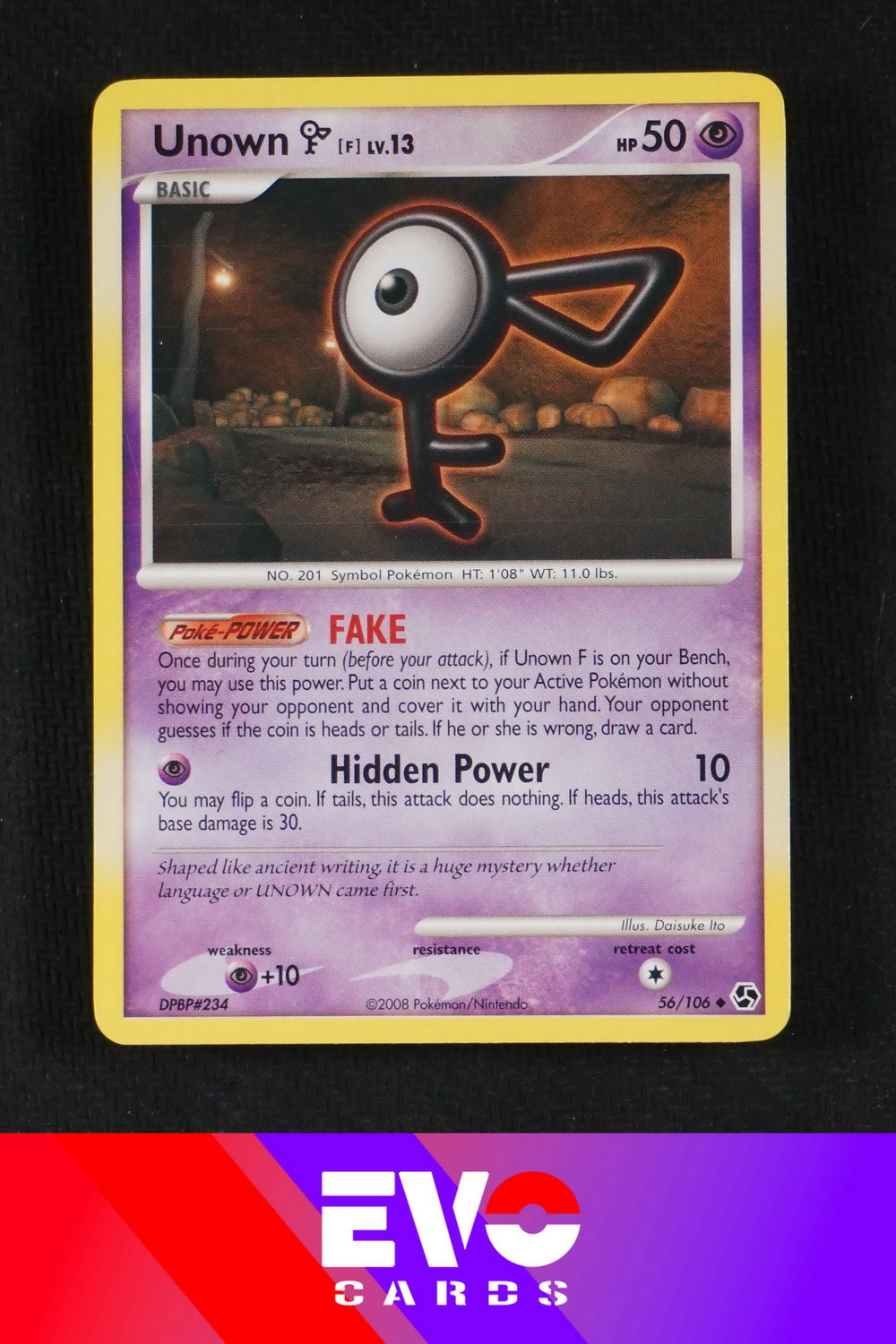 Unown F 56/106 - Great Encounters - Excellent