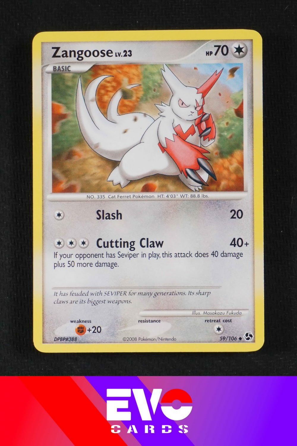 Zangoose 59/106 - Great Encounters - Excellent