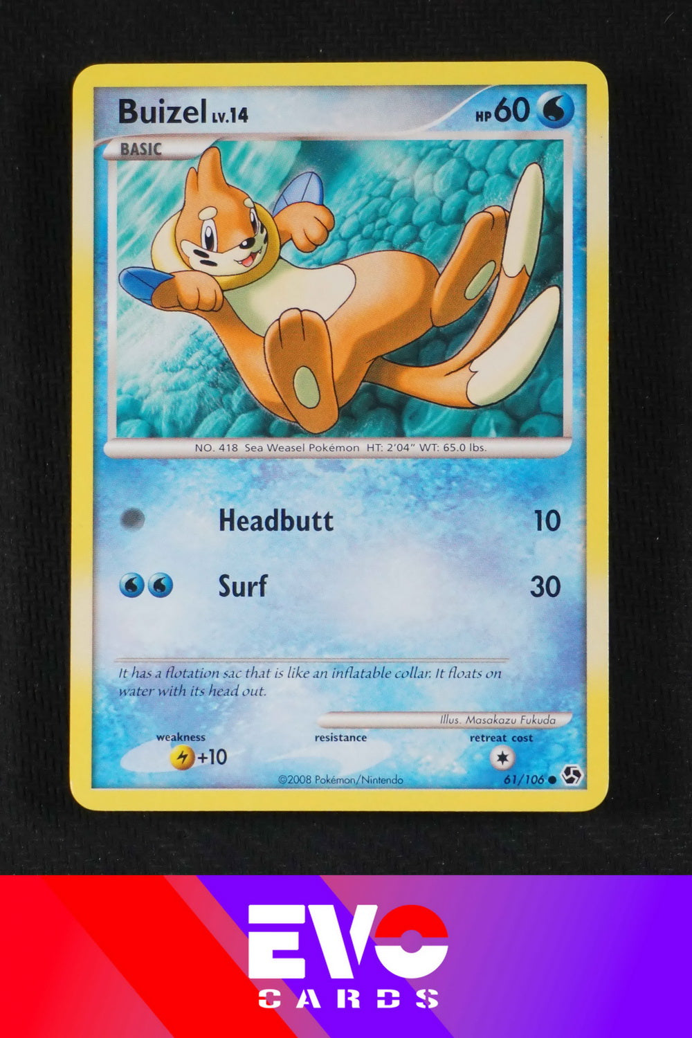 Buizel 61/106 - Great Encounters - Excellent Buizel 61/106 - Great Encounters - Excellent