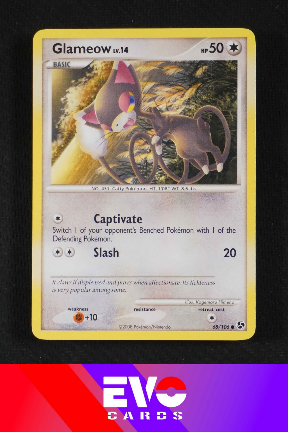 Glameow 68/106 Great Encounters - Excellent