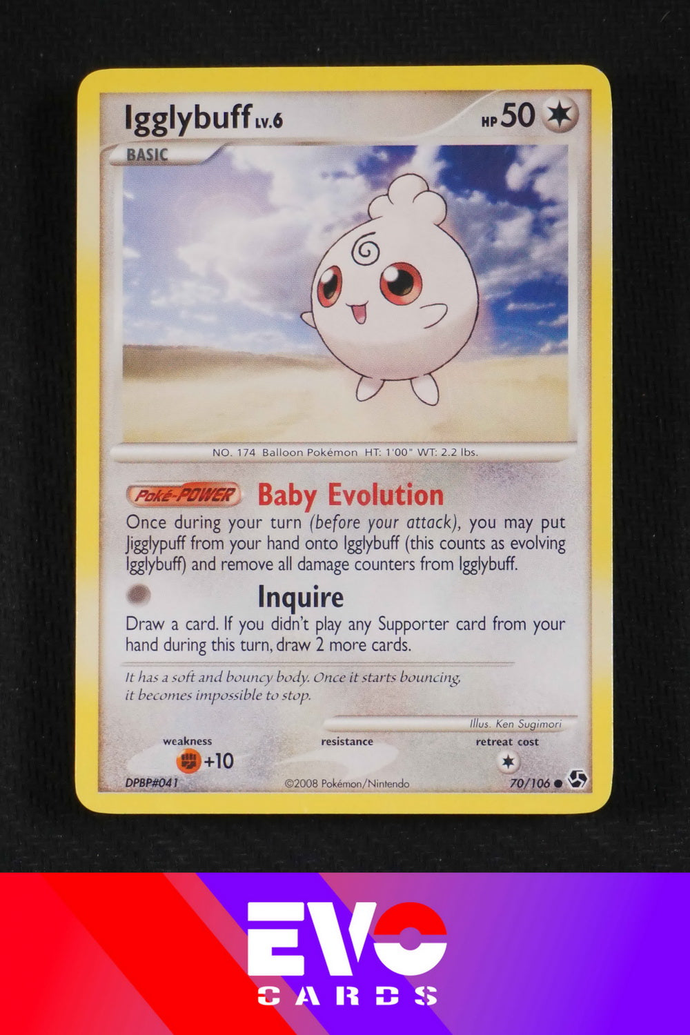 Igglybuff 70/106 Great Encounters - Excellent Igglybuff 70/106 Great Encounters - Excellent