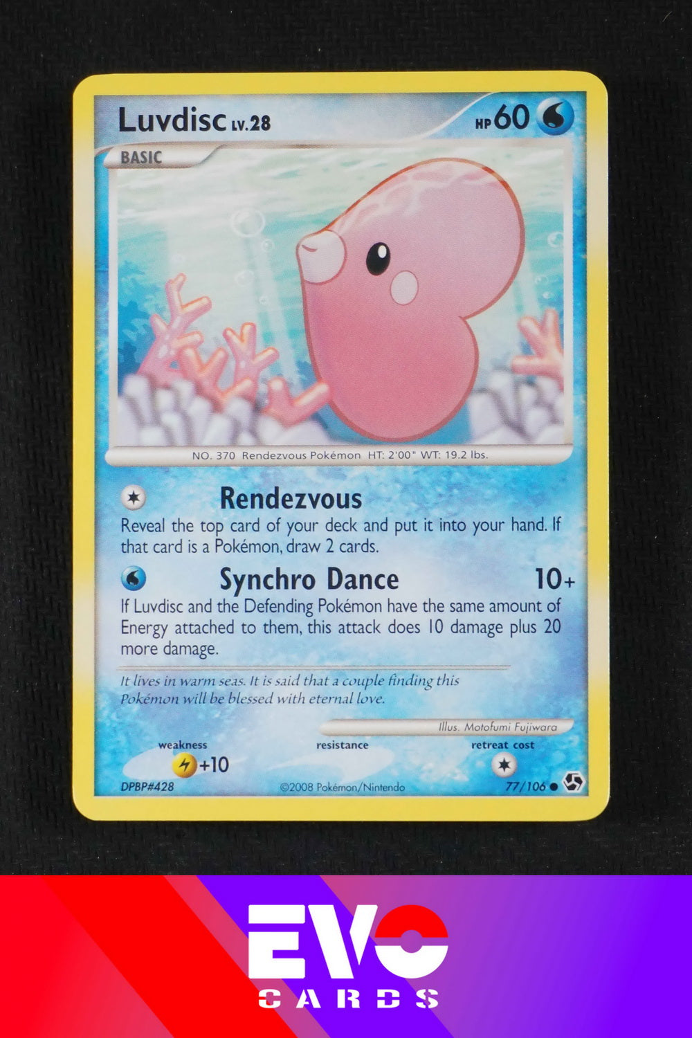 luvdisc pokemon card Luvdisc 77/106 Great Encounters