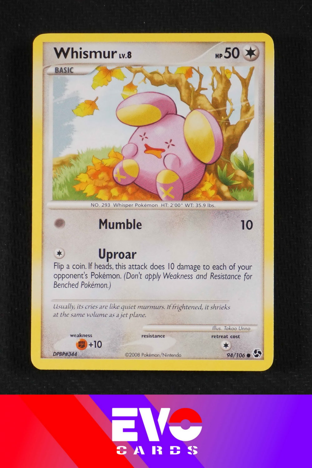 Whismur 94/106 - Great Encounters - Excellent