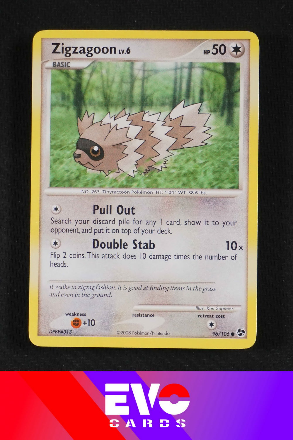Zigzagoon 96/106 - Great Encounters - Excellent Zigzagoon 96/106 - Great Encounters - Excellent