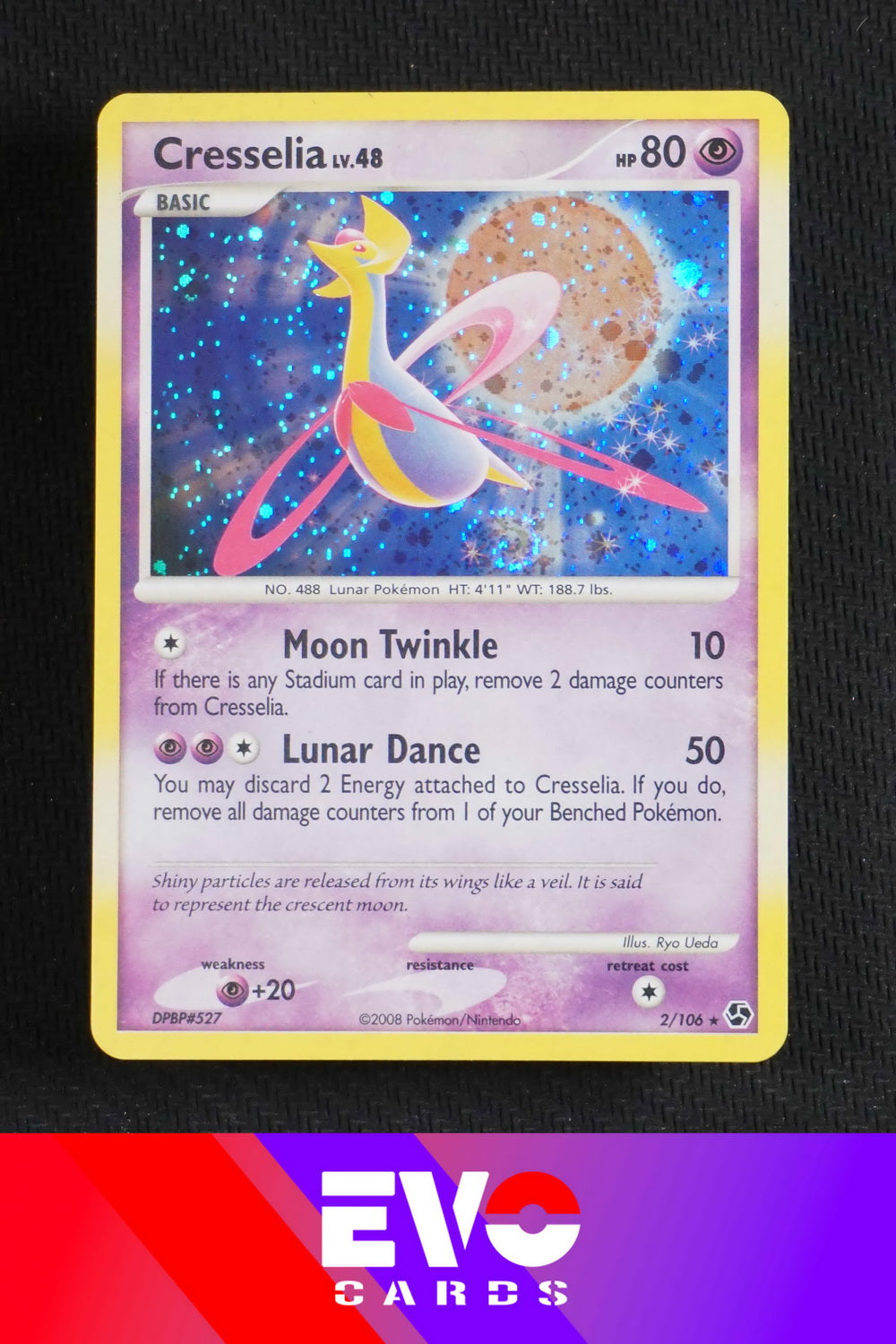 Cresselia 2/106 - Great Encounters - Holo - Excellent