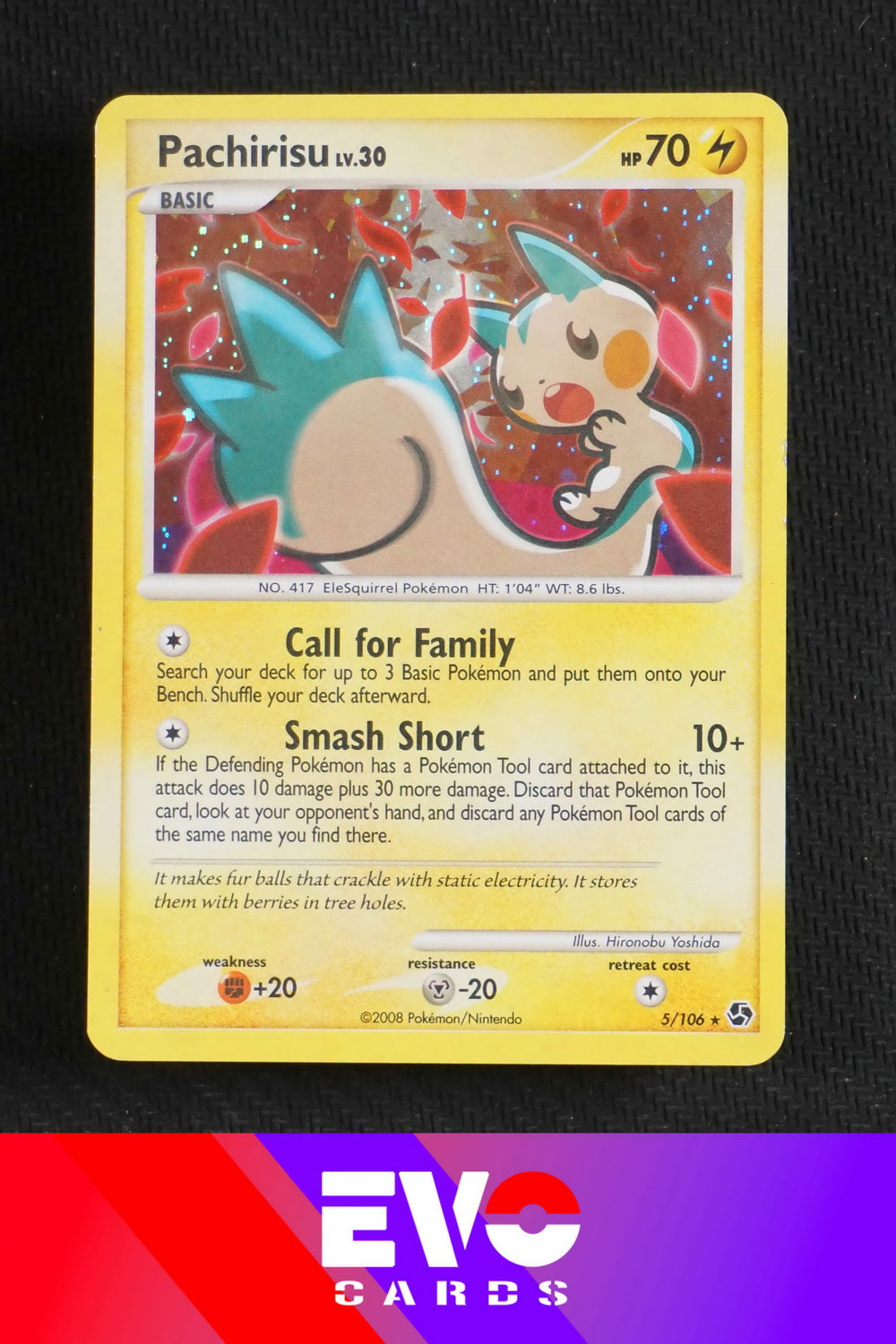 Pachirisu 5/106 - Great Encounters - Holo - Excellent