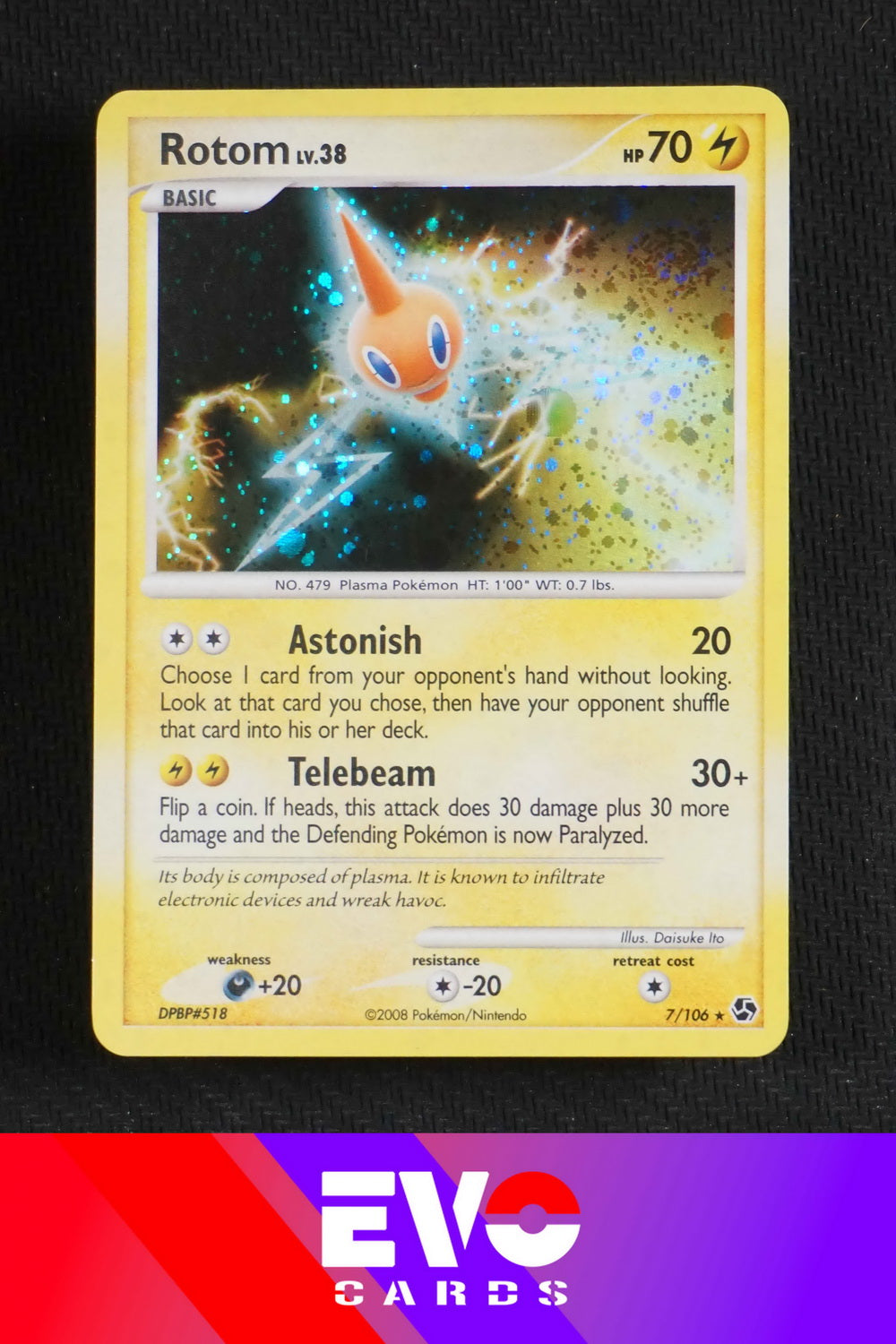 Rotom 7/106 - Great Encounters - Holo - Excellent