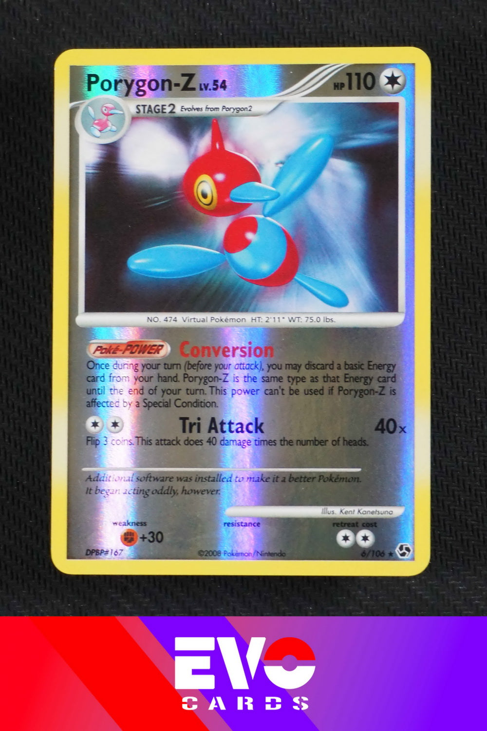 Porygon-Z 6/106 - Great encounters - Reverse Holo - Excellent