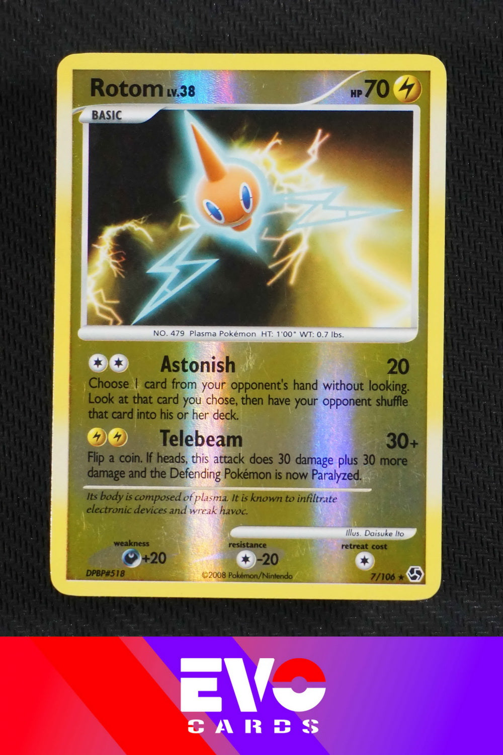 Rotom 7/106 - Great encounters - Reverse Holo - Very Good