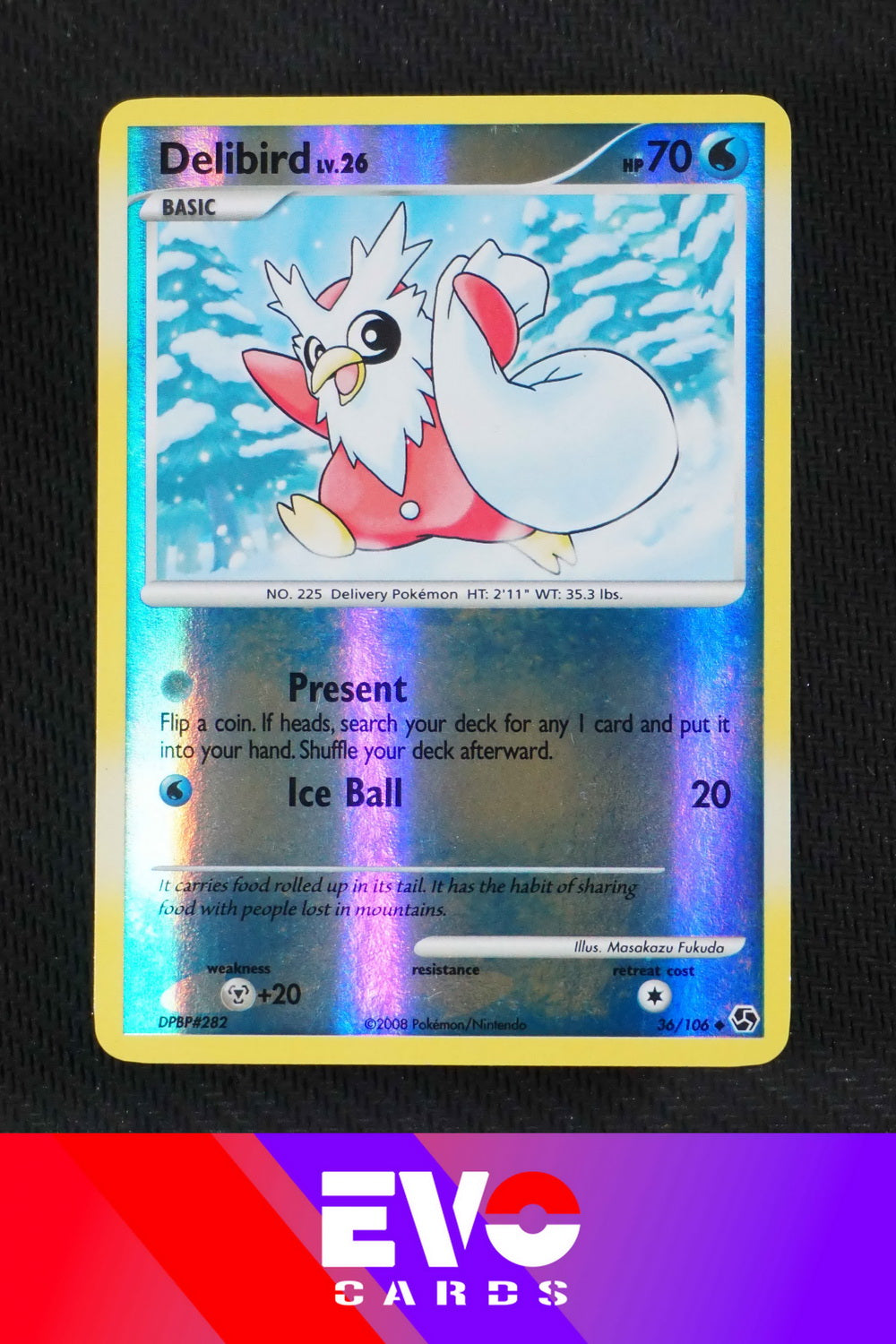 Delibird 36/106 - Great Encounters - Reverse Holo - Very Good
