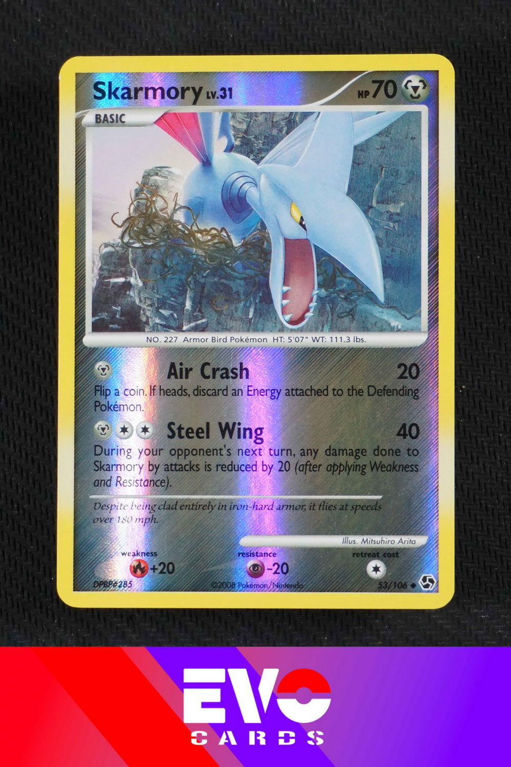 Skarmory 53/106 - Great Encounters - Reverse Holo - Excellent