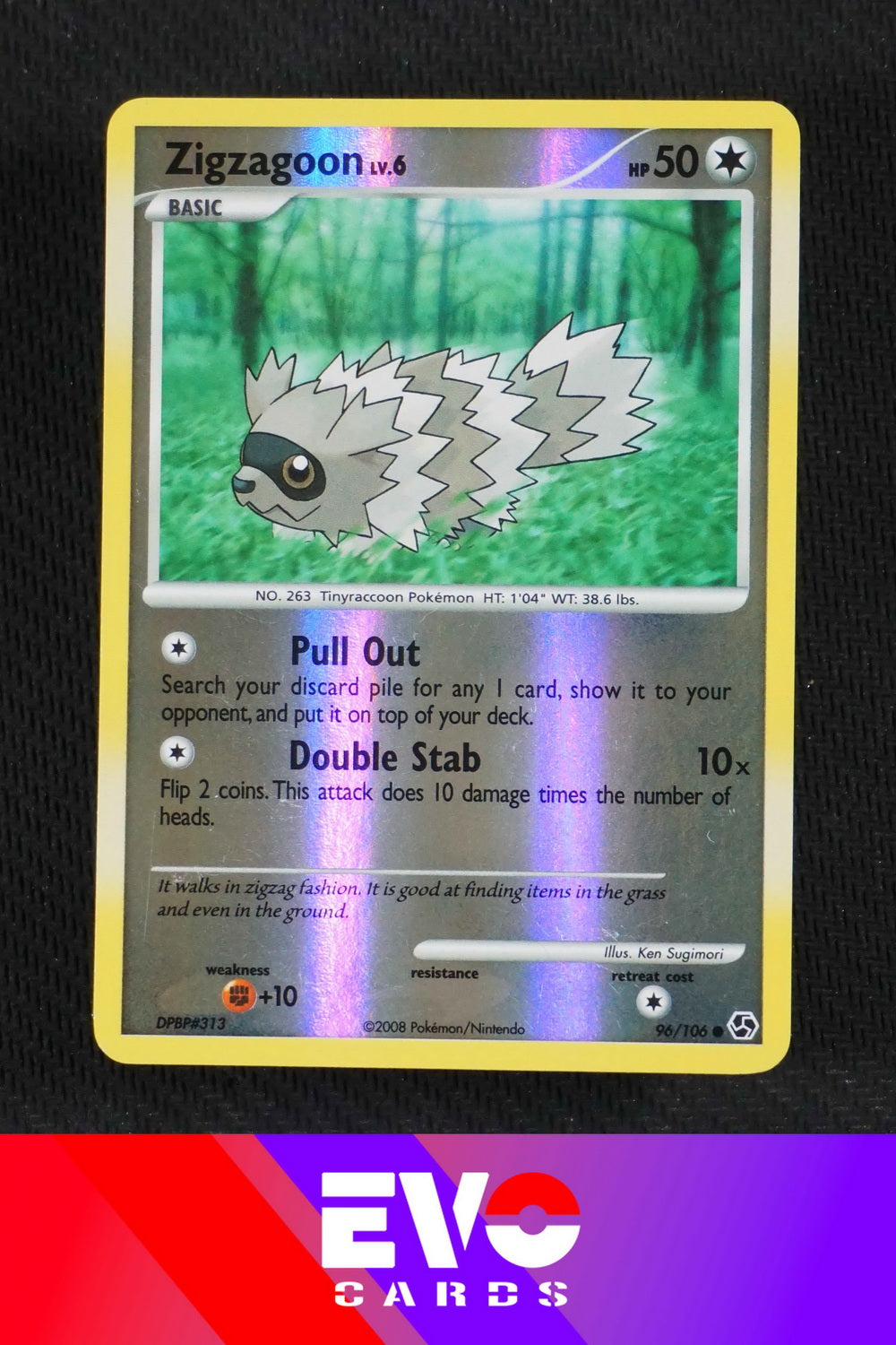 Zigzagoon 96/106 - Great Encounters - Reverse Holo - Excellent Zigzagoon 96/106 - Great Encounters - Reverse Holo - Excellent