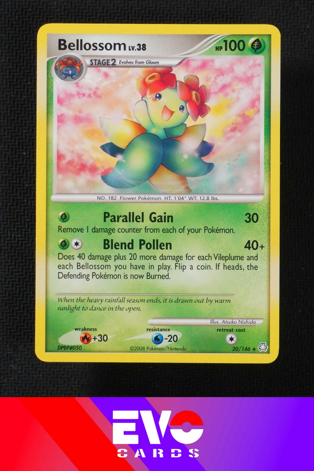 pokemon card bellossom Bellossom 20/146 Legends Awakened