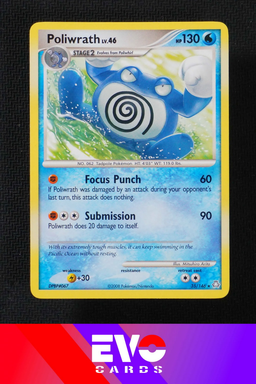 Poliwrath 35/146 Legends Awakened - Near Mint