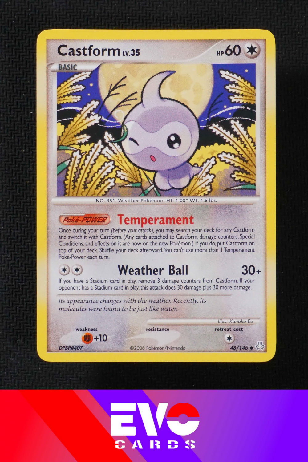 Castform 48/146 Legends Awakened - Near Mint