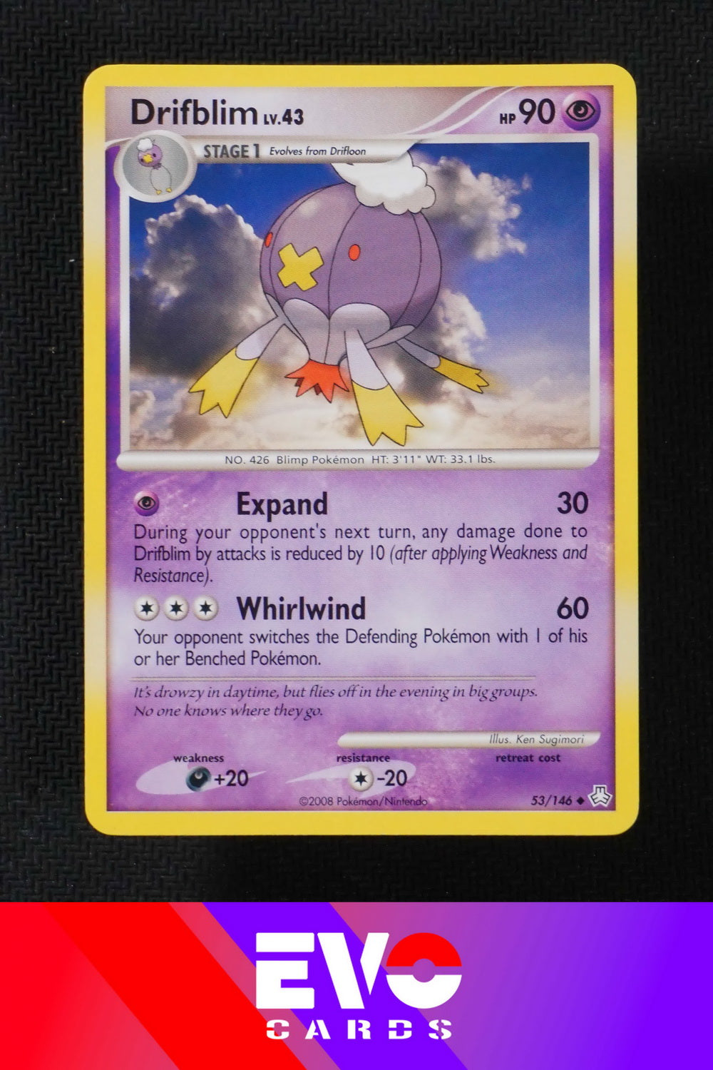 Drifblim 53/146 Legends Awakened - Excellent