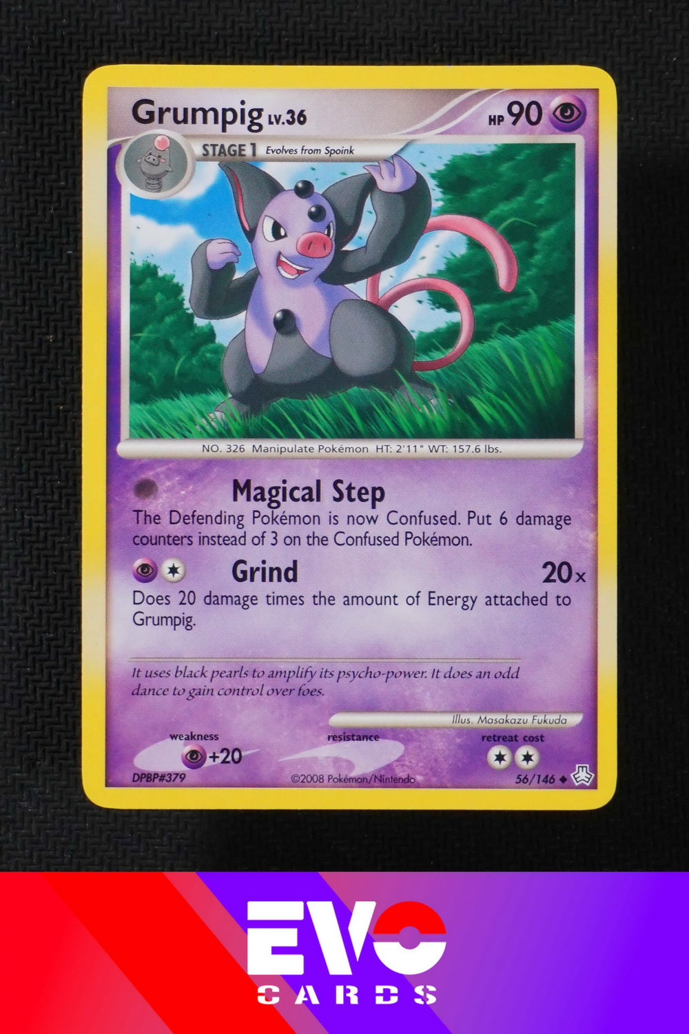 Grumpig 56/146 Legends Awakened - Near Mint