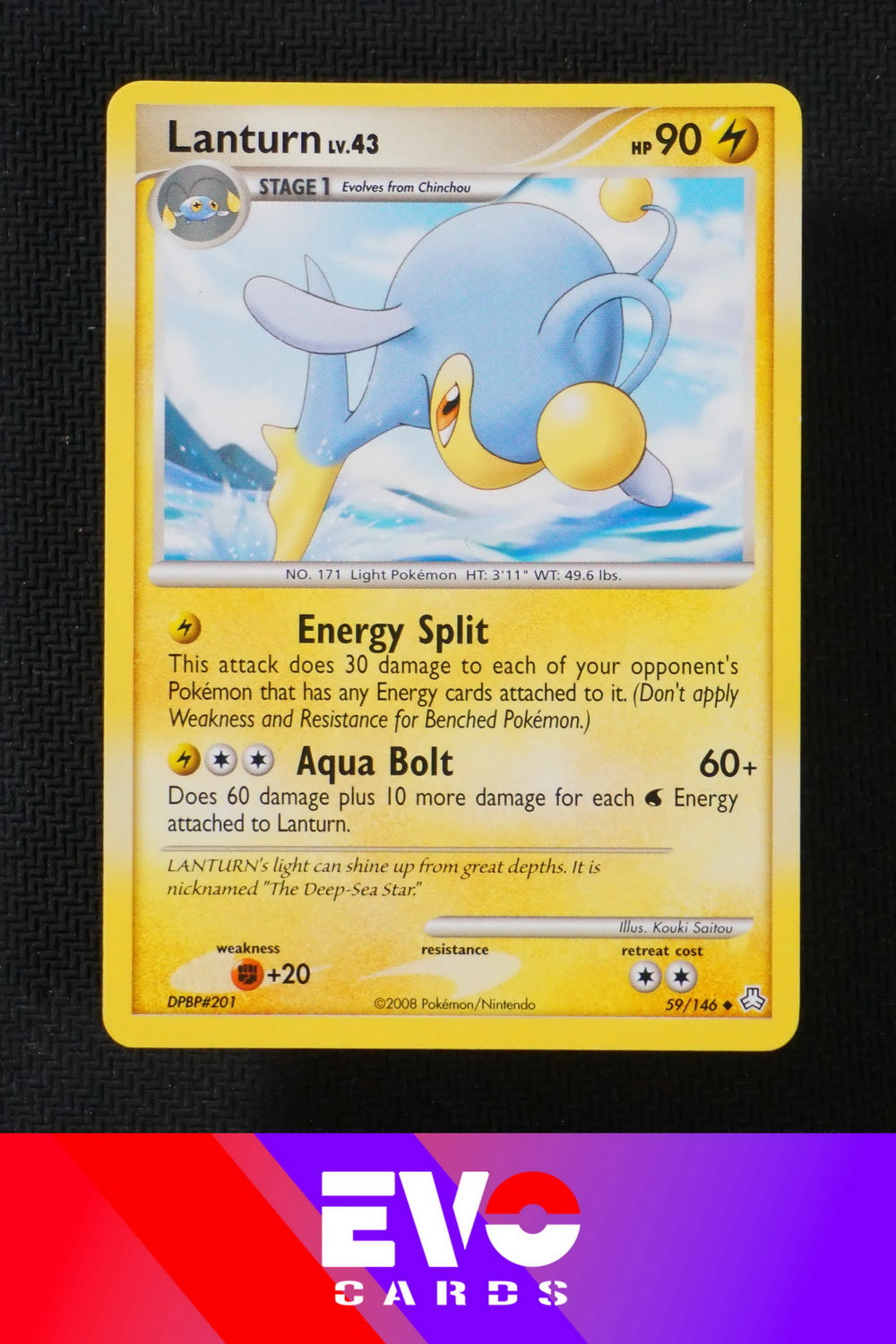 lanturn pokemon card price Lanturn (15/108) (Stamped) [EX: Power Keepers]