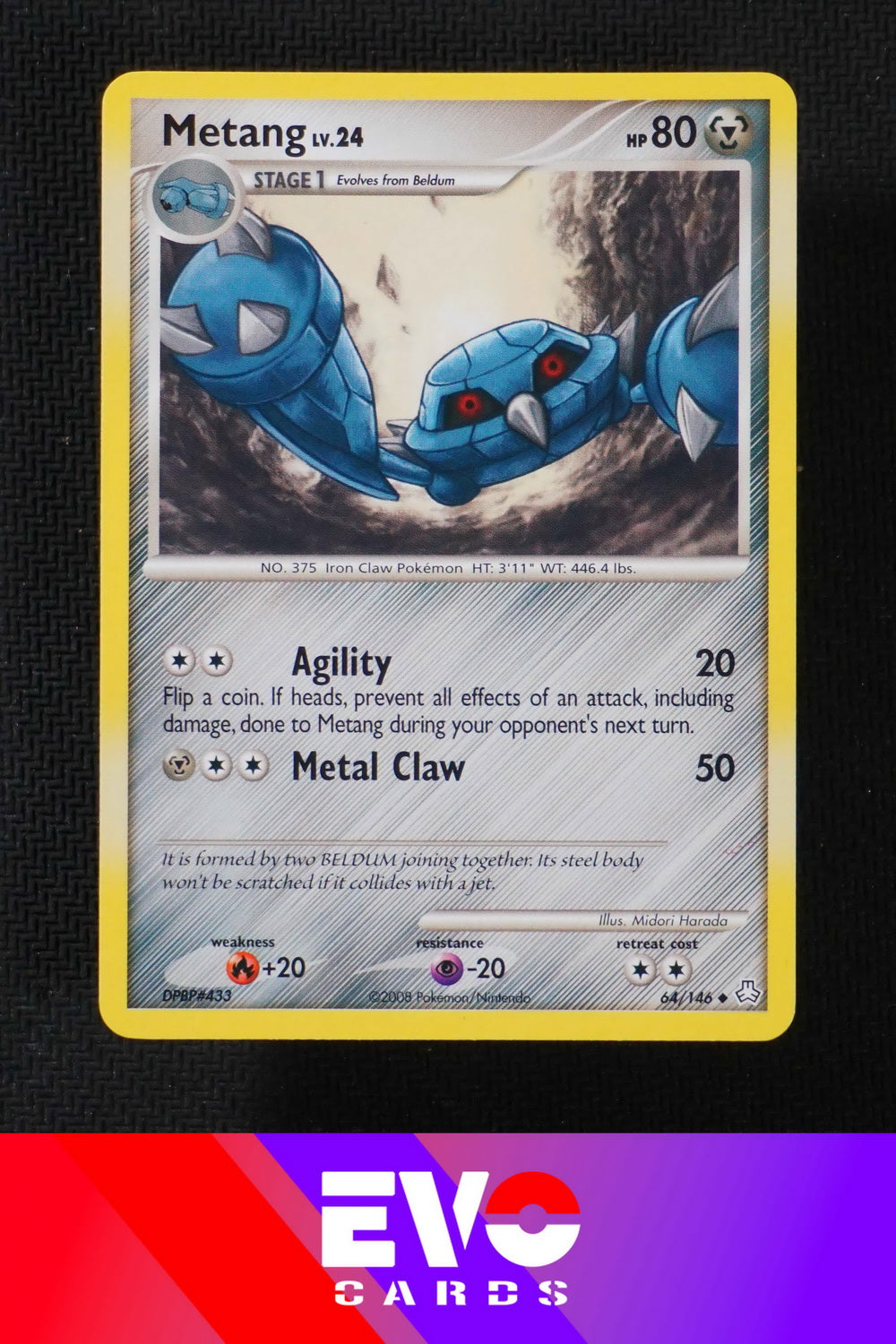 metang pokemon card Metang 64/146 Legends Awakened