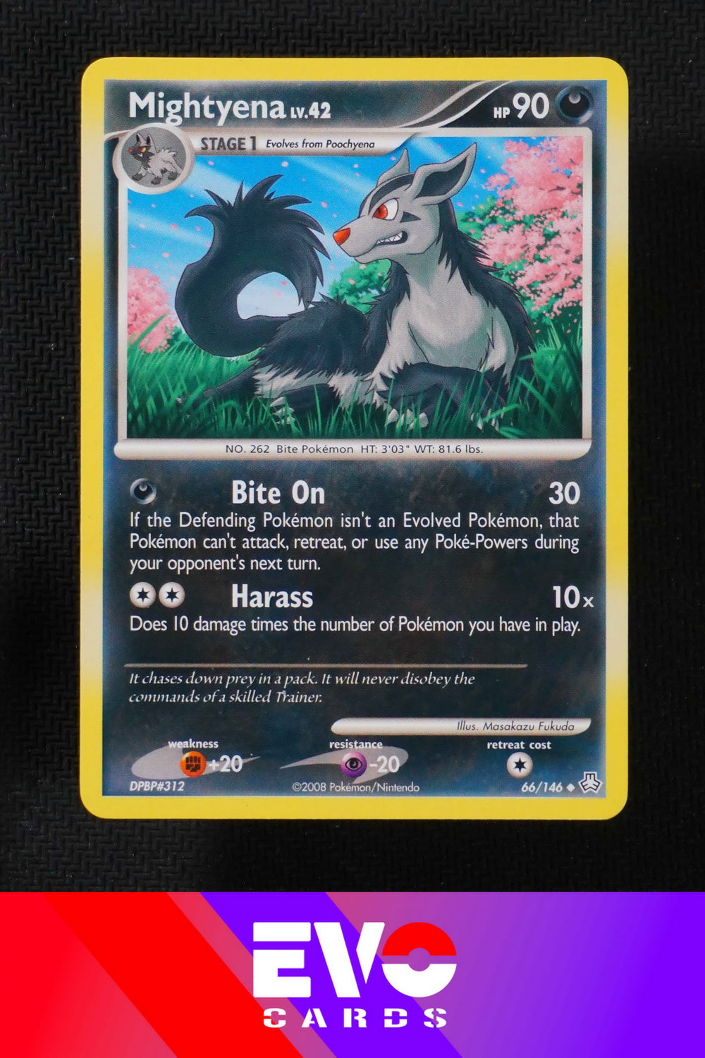 Mightyena 66/146 Legends Awakened - Near Mint Mightyena 66/146 Legends Awakened - Near Mint