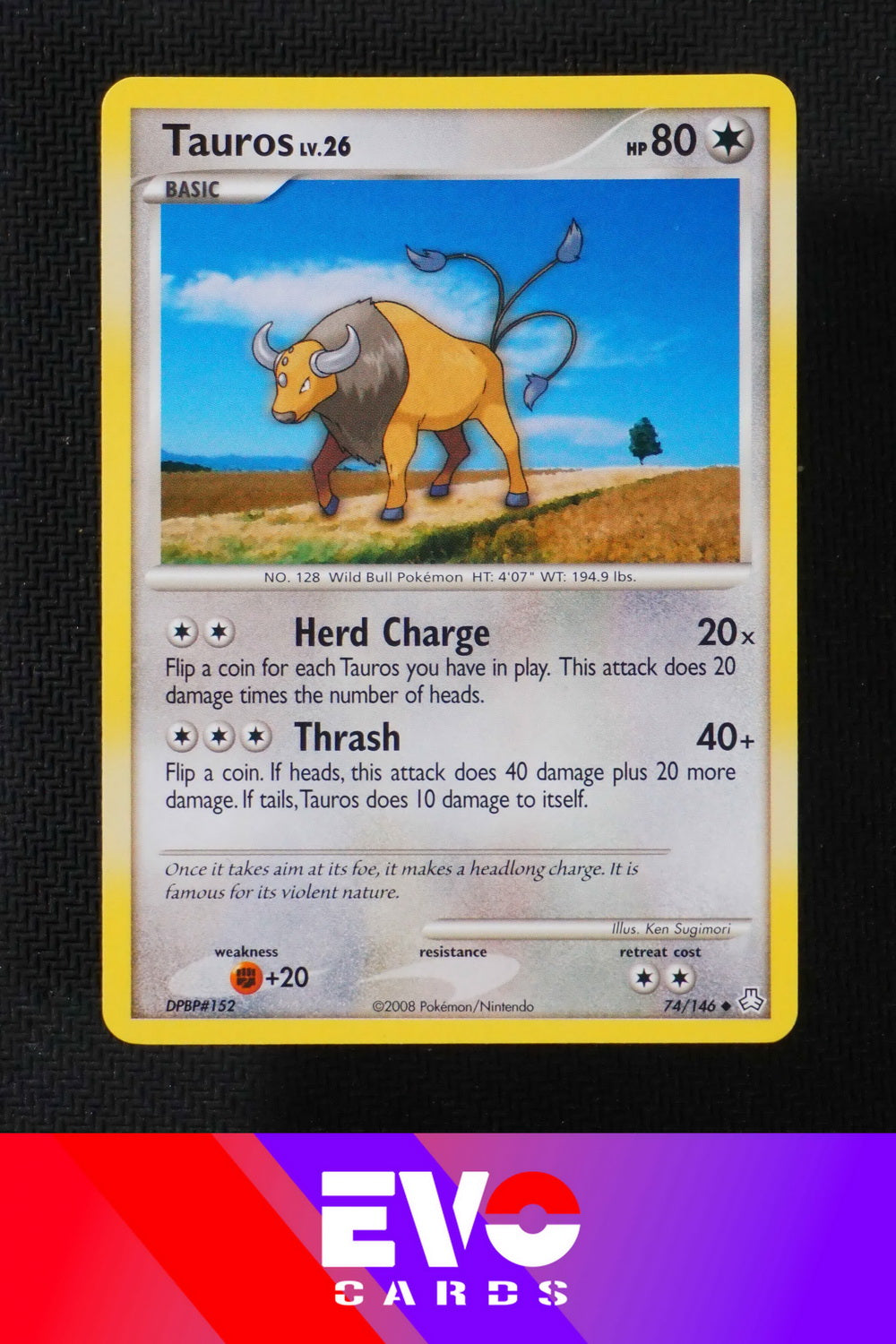 Tauros 74/146 Legends Awakened - Near Mint