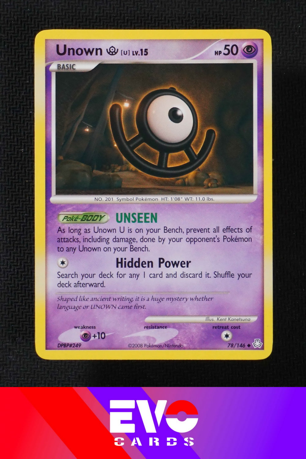 Unown U 78/146 Legends Awakened - Near Mint