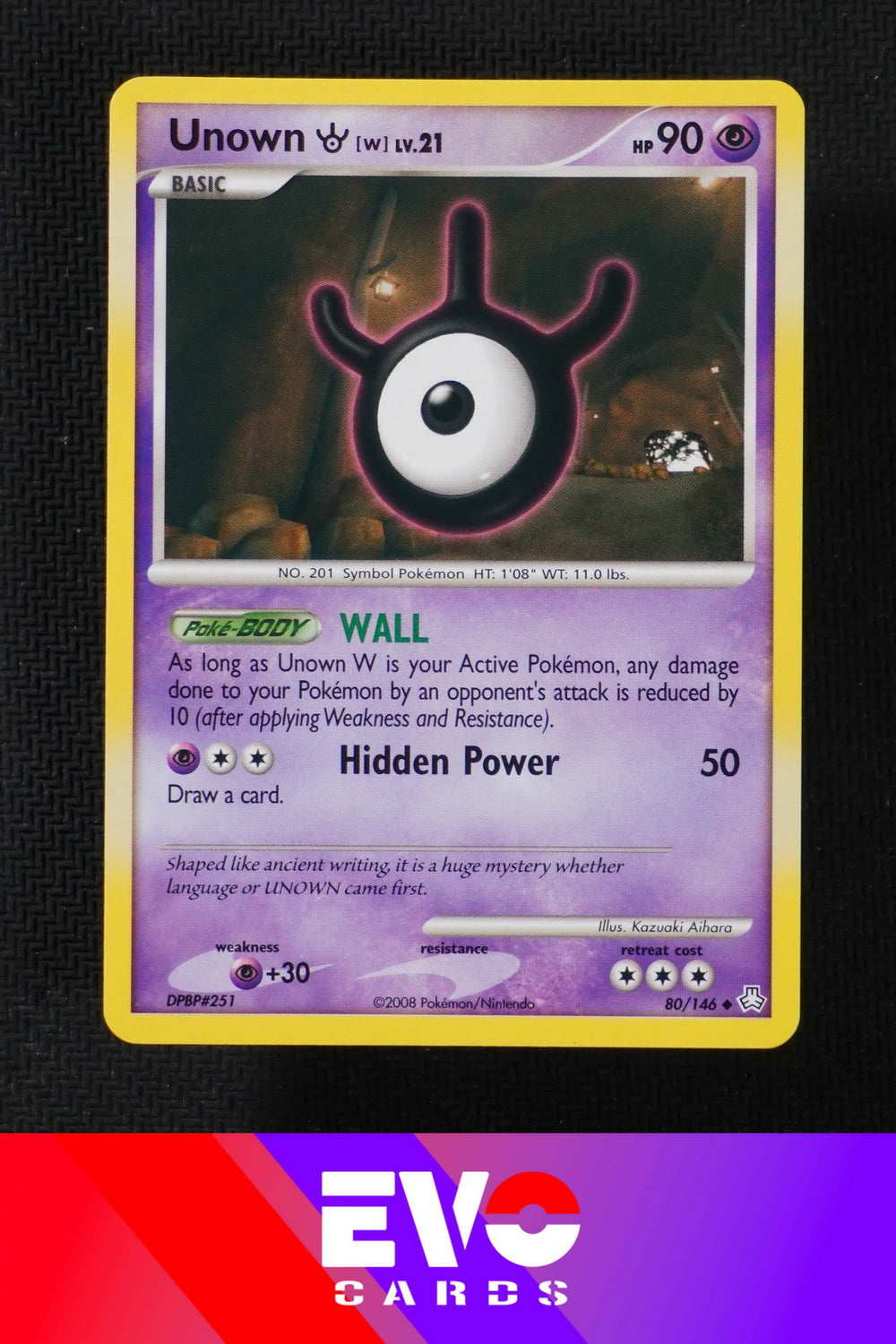 Unown W 80/146 Legends Awakened - Near Mint