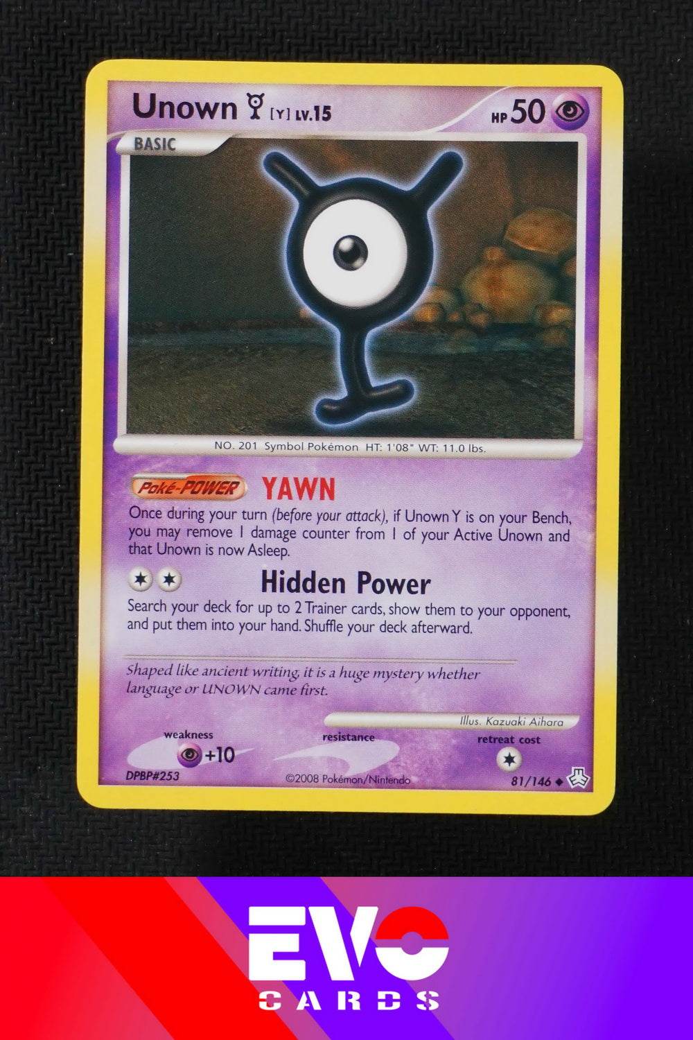 Unown Y 81/146 Legends Awakened - Near Mint
