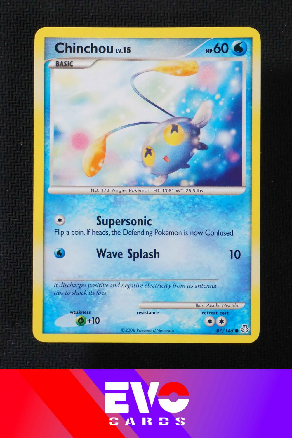 Chinchou 87/146 Legends Awakened - Near Mint Chinchou 87/146 Legends Awakened - Near Mint