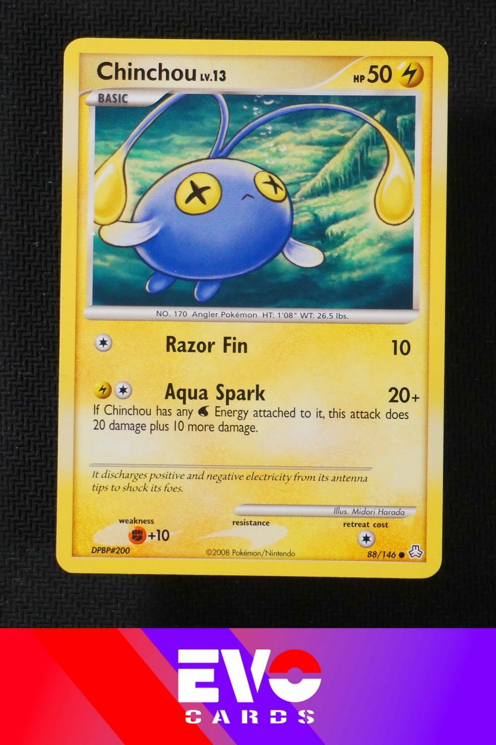 chinchou pokemon card price Chinchou 88/146 Legends Awakened